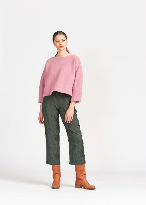 Widdess | Imogen Top | Perfume | 100% boiled wool