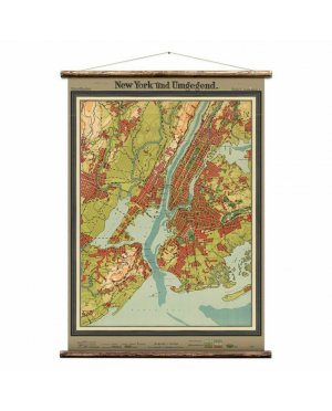 Wall Hanging by Erstwhile | Map of New York 