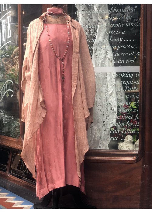 Widdess | Spring 2020 | Mitchell Dress | Rosewood | Tencel/Rayon 