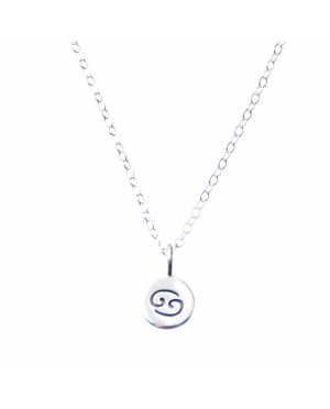 Pam Kerr Designs | Sterling Silver Zodiac Charm Necklace | 4 - Cancer