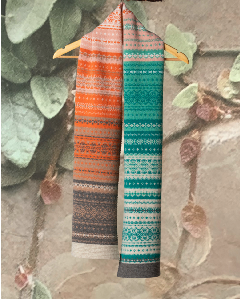 ERIBÉ | Alloa Ava Fairisle Scarf | Elder