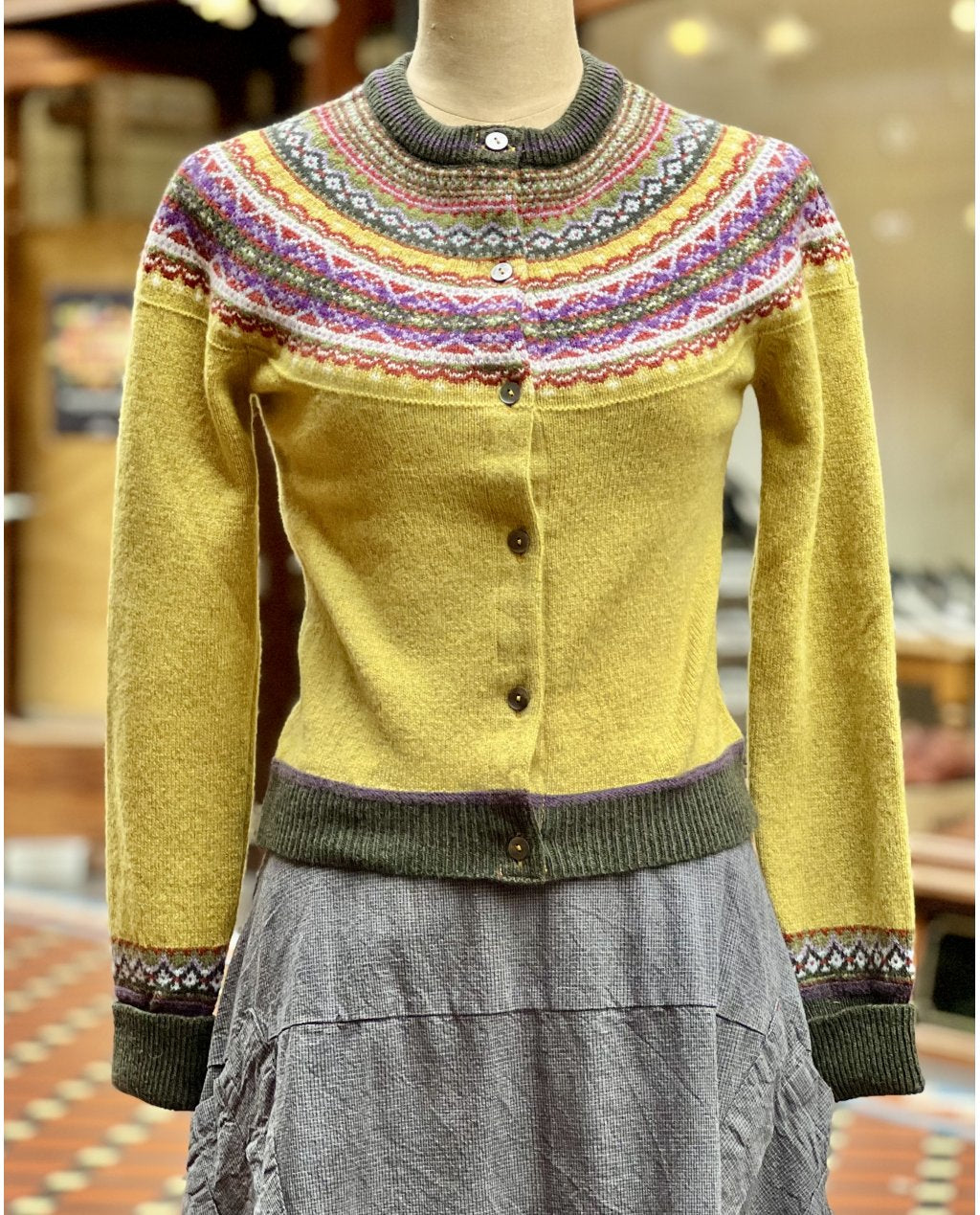 ERIBÉ | Alpine Short Cardigan | Findhorn
