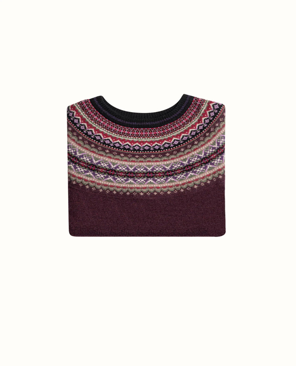 ERIBÉ | Alpine Short Sweater | Tyrian