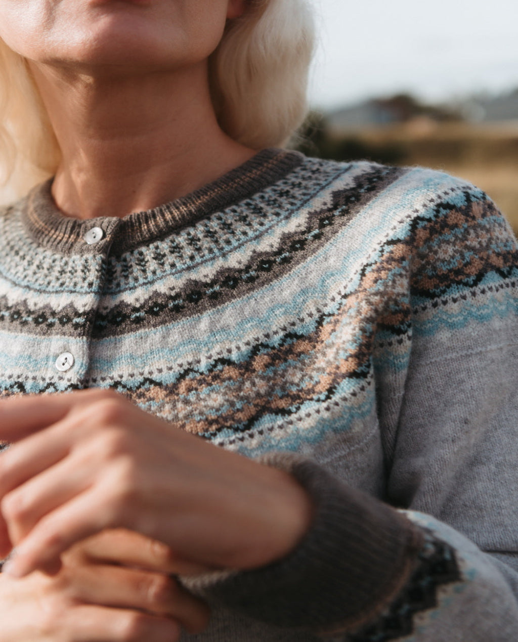 ERIBÉ | Alpine Short Cardigan | Grace