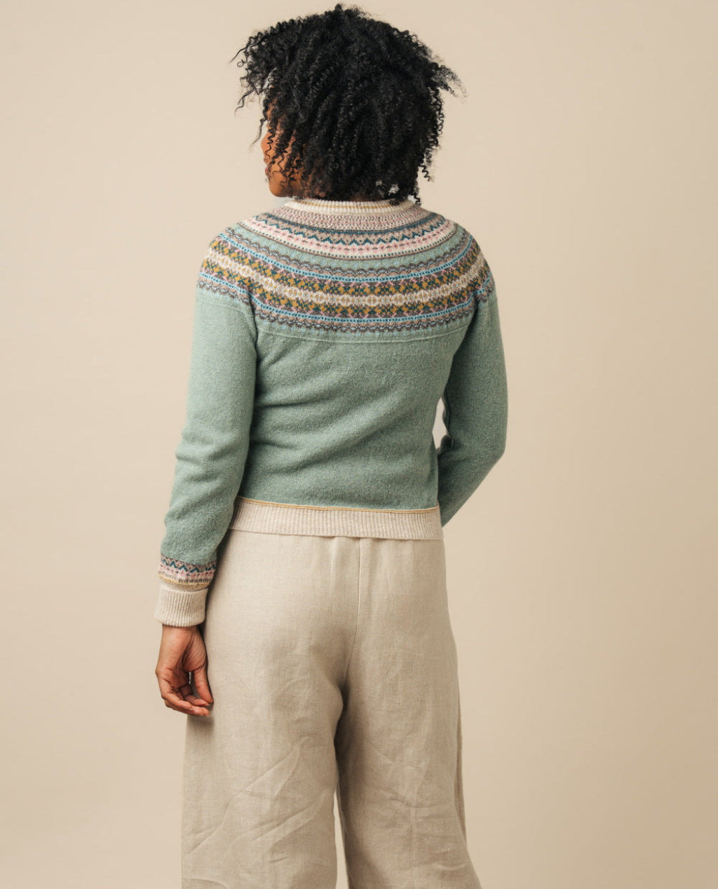 ERIBÉ | Alpine Short Cardigan | Sage