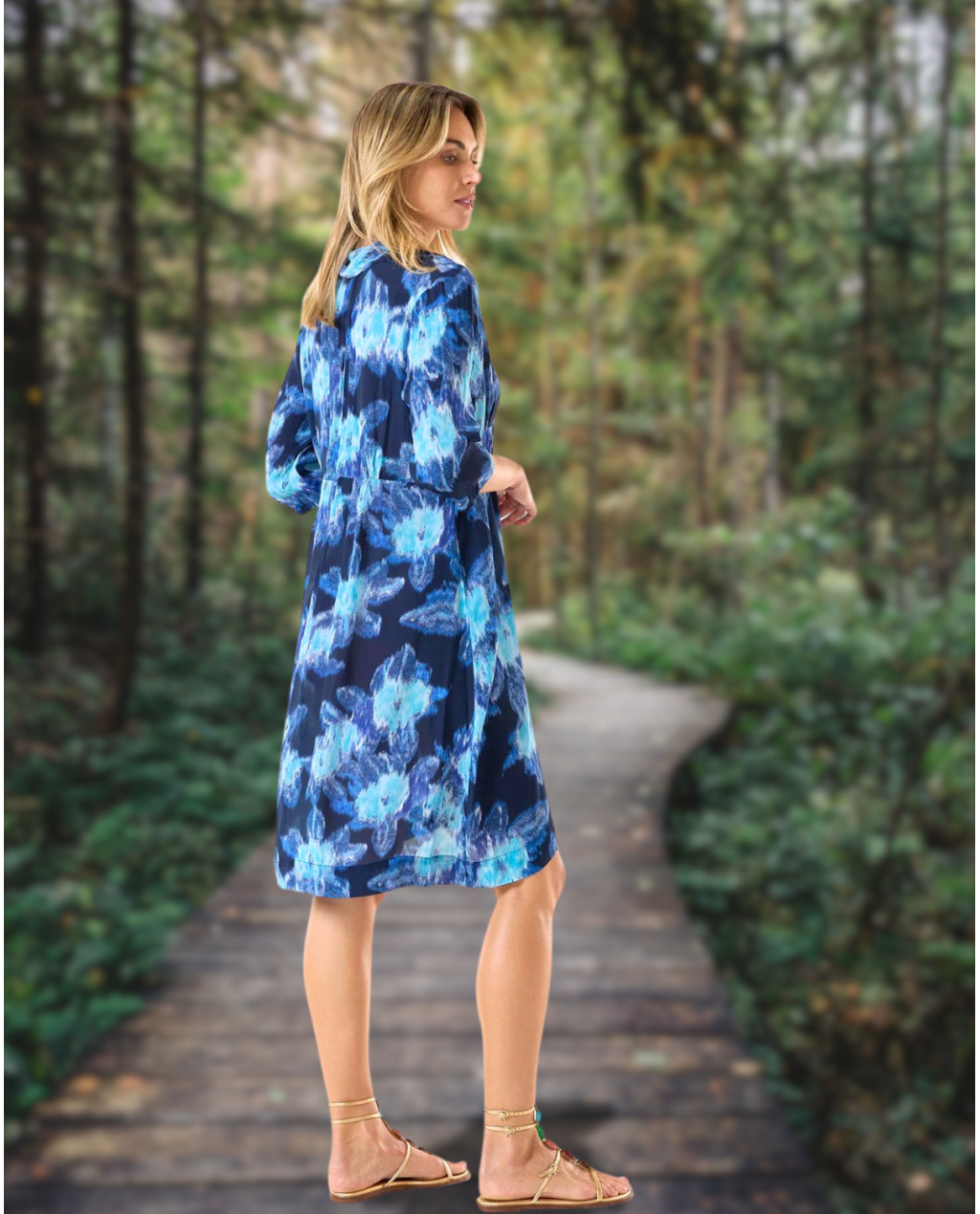 One Season | Jazz Cyprus Navy | Viscose | Navy