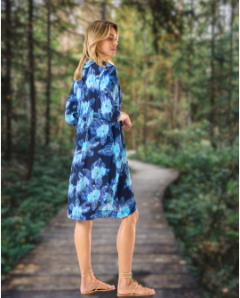 One Season | Jazz Cyprus Navy | Viscose | Navy