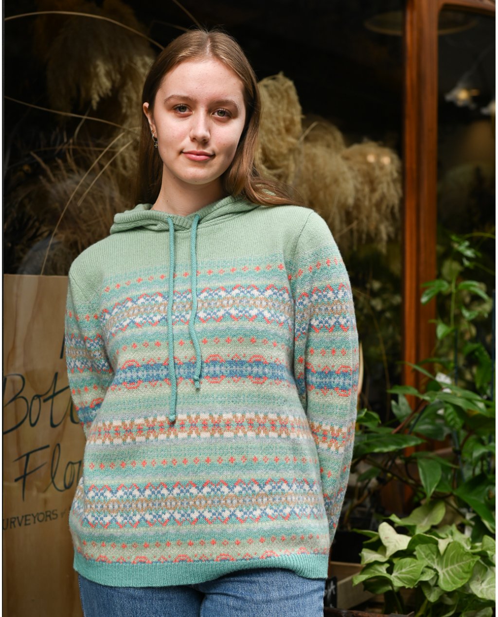 ERIBÉ | Kinross Hoody Sweater | Opal