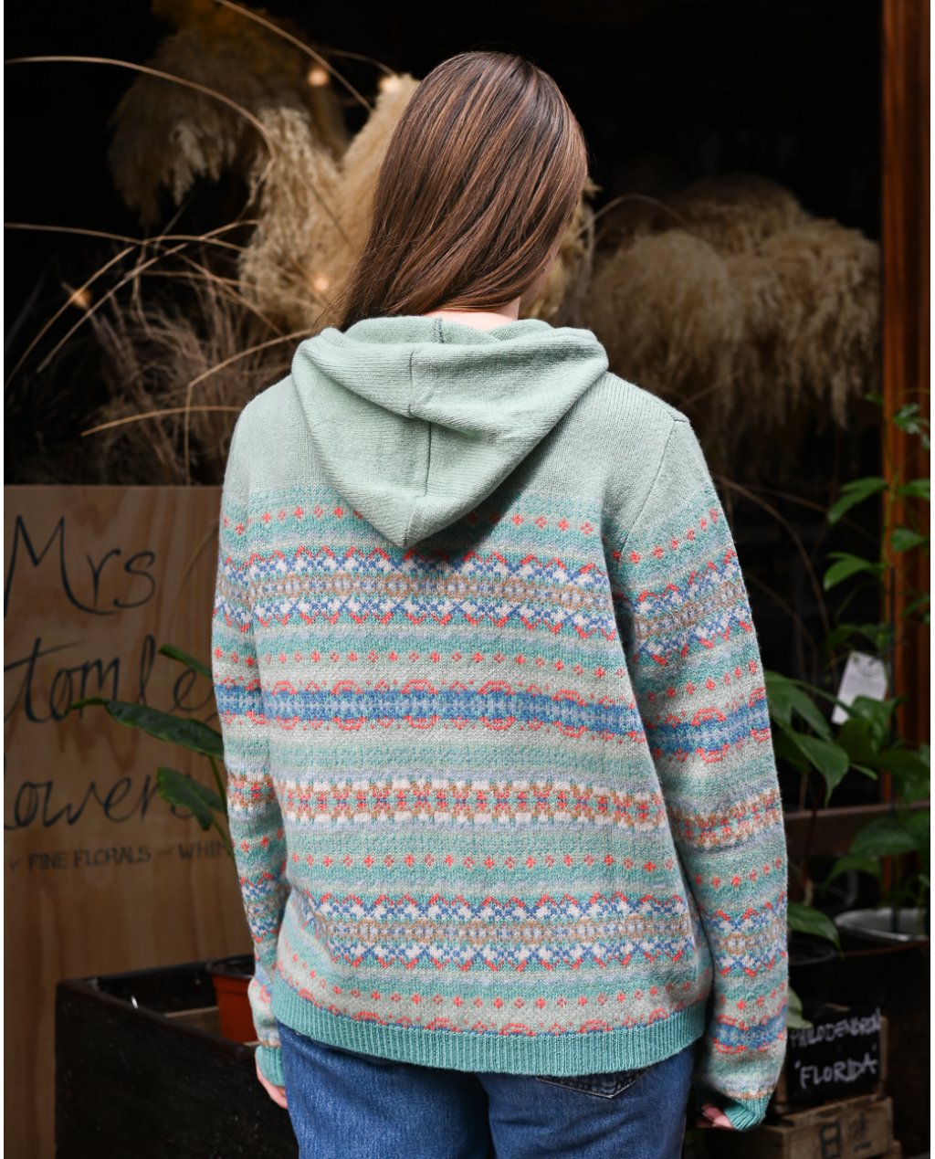 ERIBÉ | Kinross Hoody Sweater | Opal