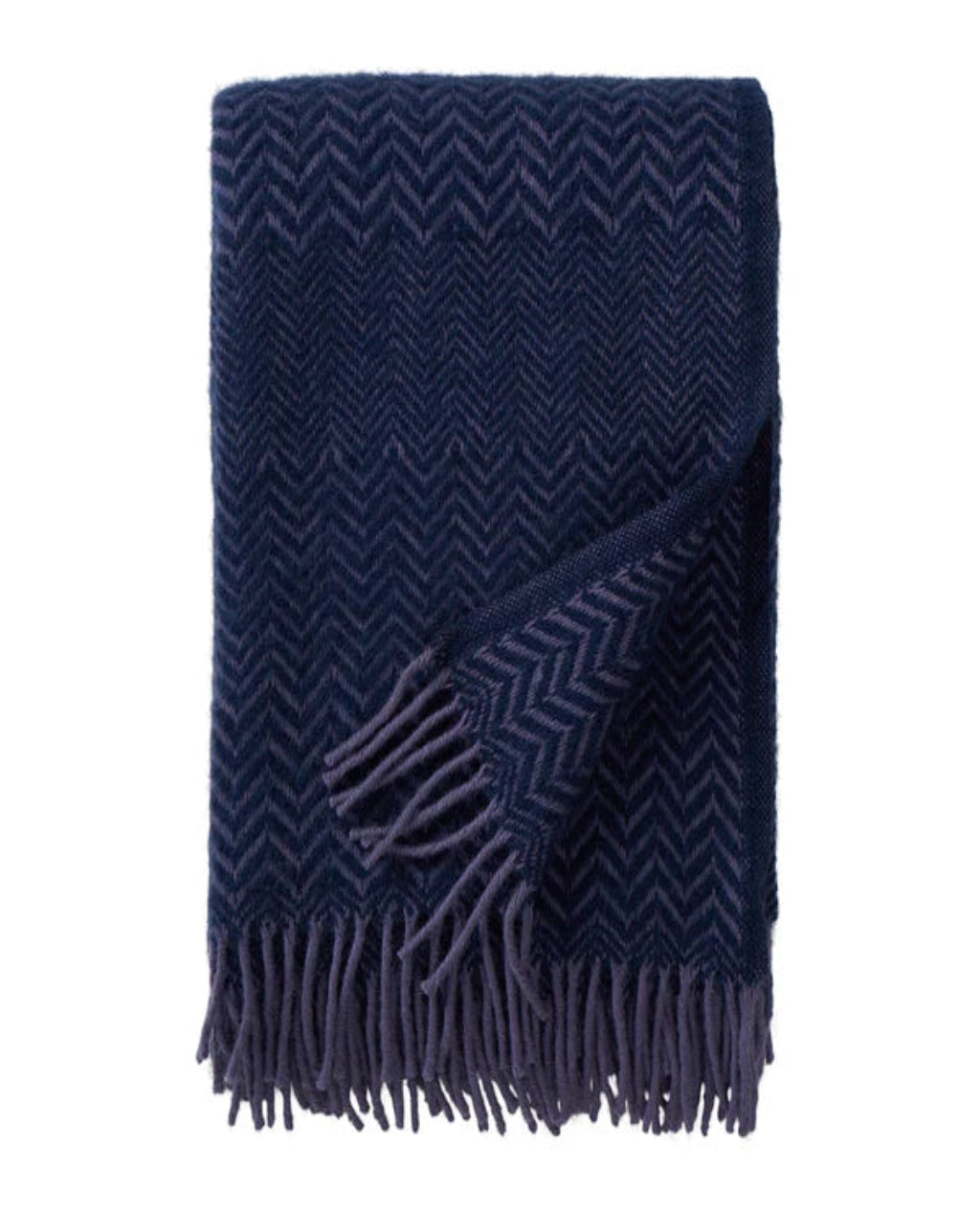 Klippan Throw | Zig Zag | Heather| 100% Lambswool