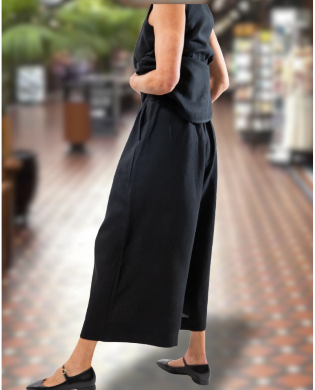 Eva's Sunday | Lauri Culotte | Black | 100% Linen