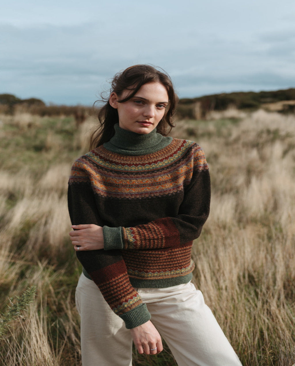 ERIBÉ | Alpine Roll Neck Sweater | Oakley