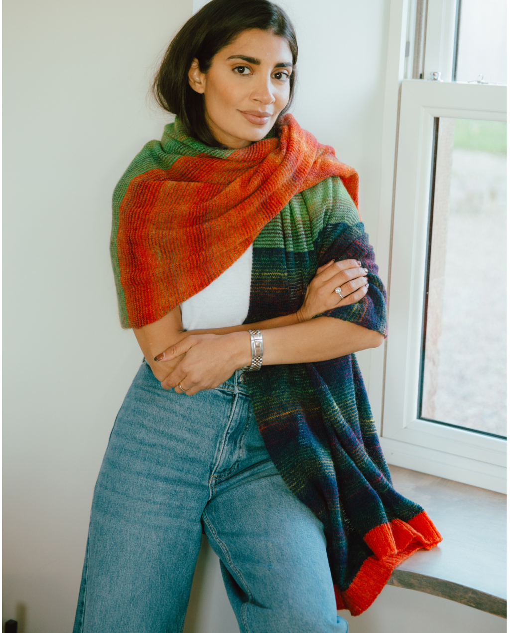 ERIBÉ | Treeline Wide Wrap | Bella Rose