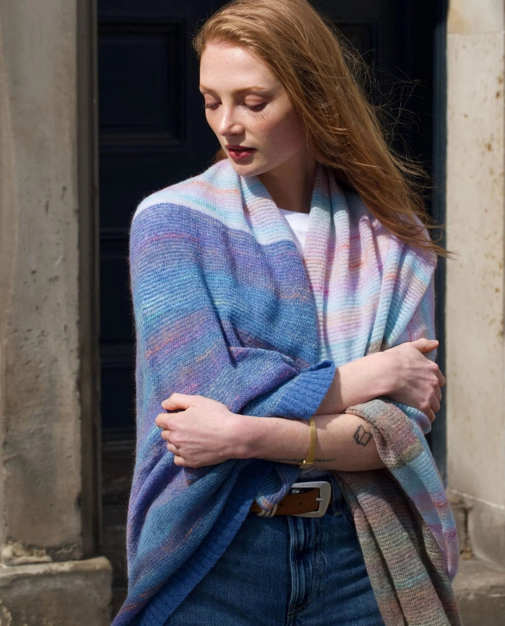 ERIBÉ | Treeline Wide Wrap | Jeans