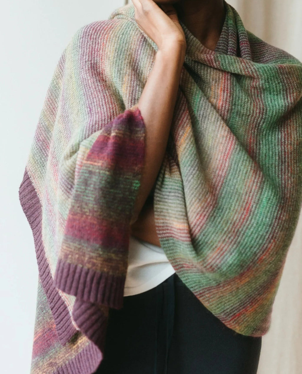 ERIBÉ | Treeline Wide Wrap | Lingonberry