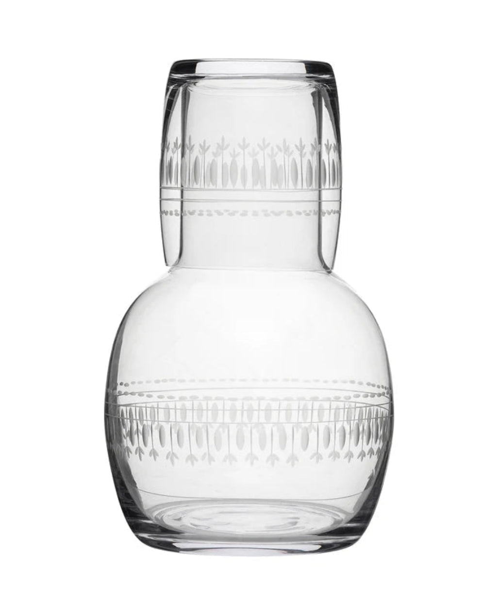 The Vintage List | Crystal Carafe Set | Ovals Design