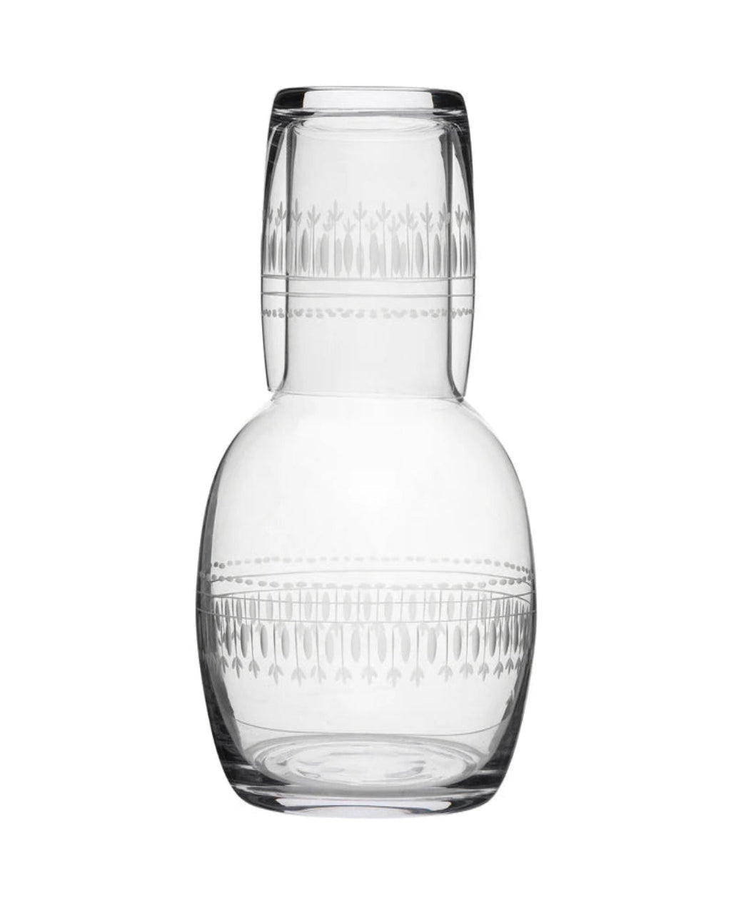 The Vintage List | Crystal Carafe Set | Ovals Design