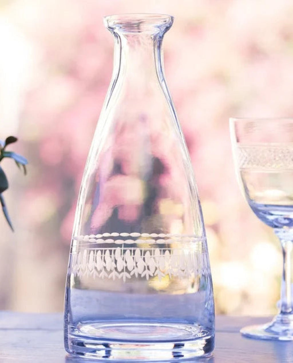 The Vintage List | Crystal Table Carafe | Ovals Design