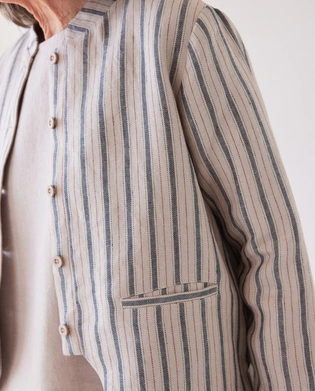 Eva's Sunday | Scout Jacket | Navy Linen Twill