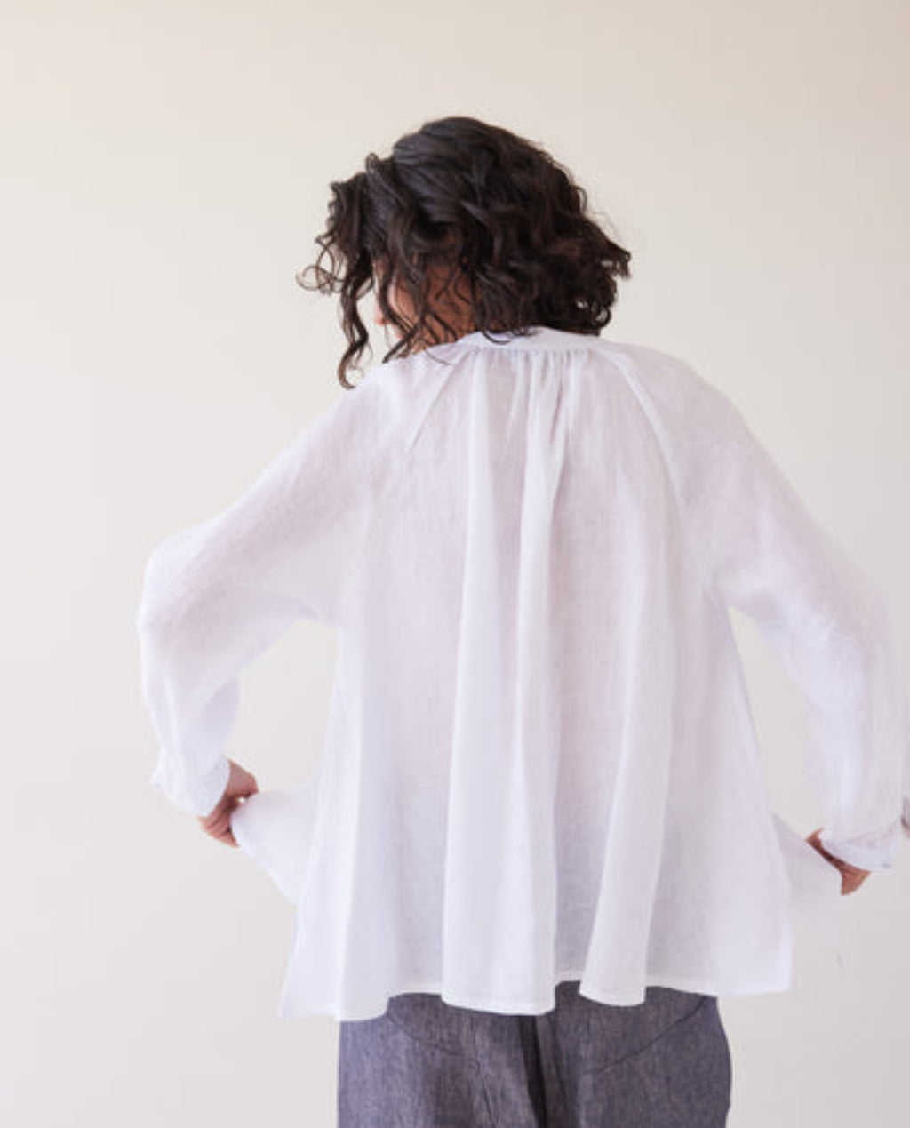 Eva's Sunday | Vento Shirt | White Linen